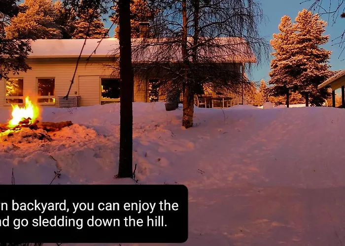 Nordic Villa With Private Sledding Hill And Fire Pit