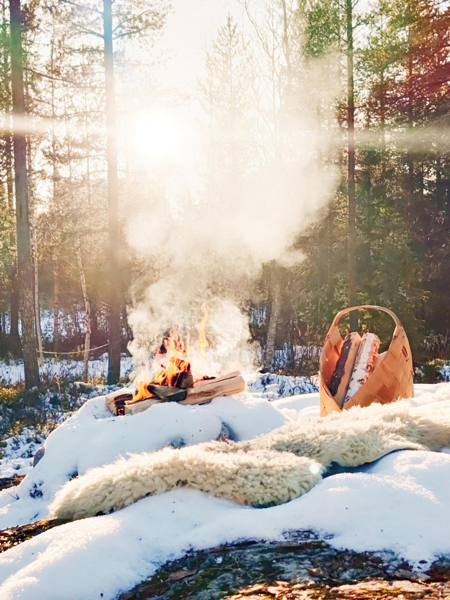 Villa Nordic With Private Sledding Hill And Fire Pit Rovaniemi