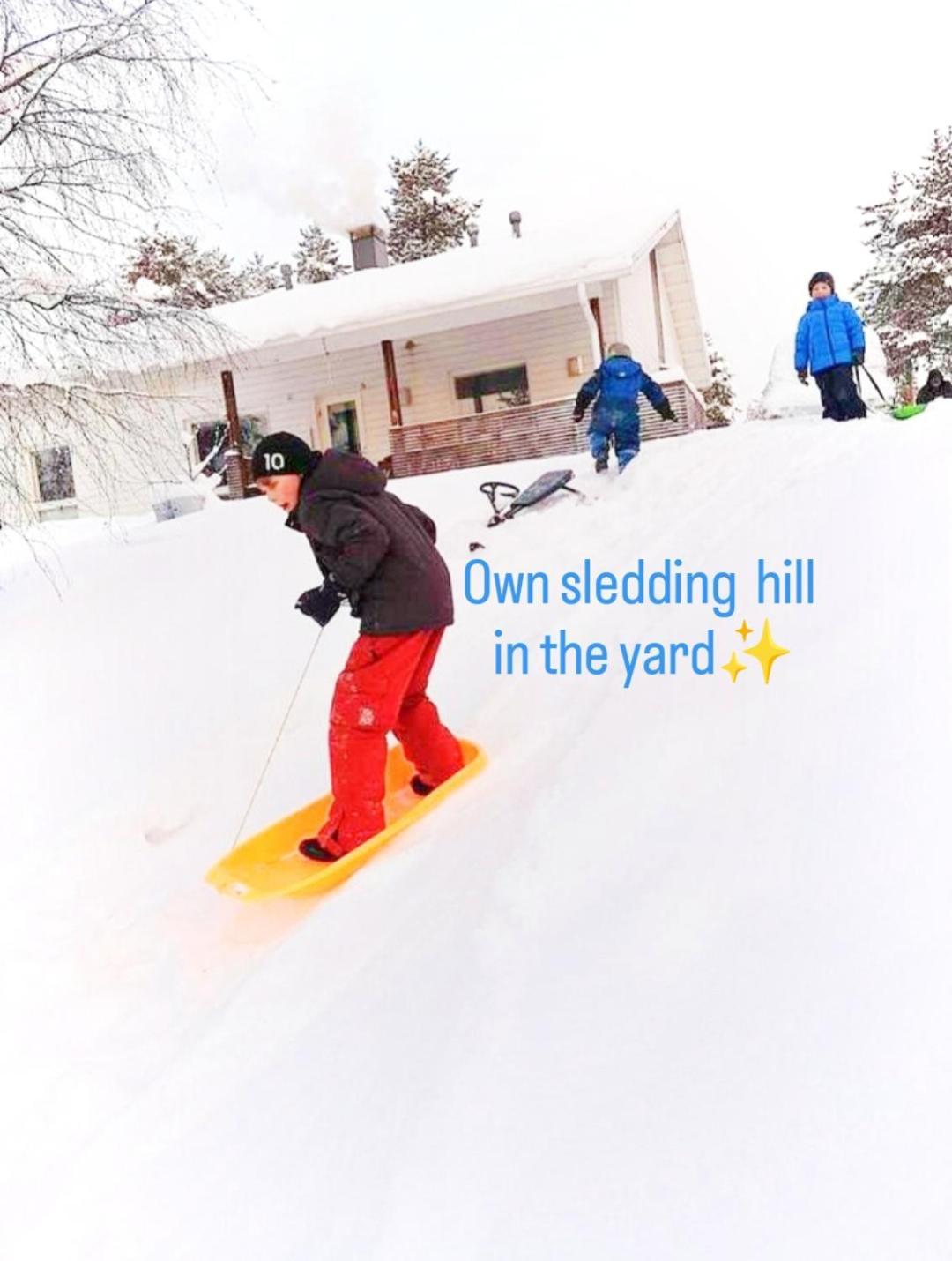 Nordic With Private Sledding Hill And Fire Pit * Rovaniemi
